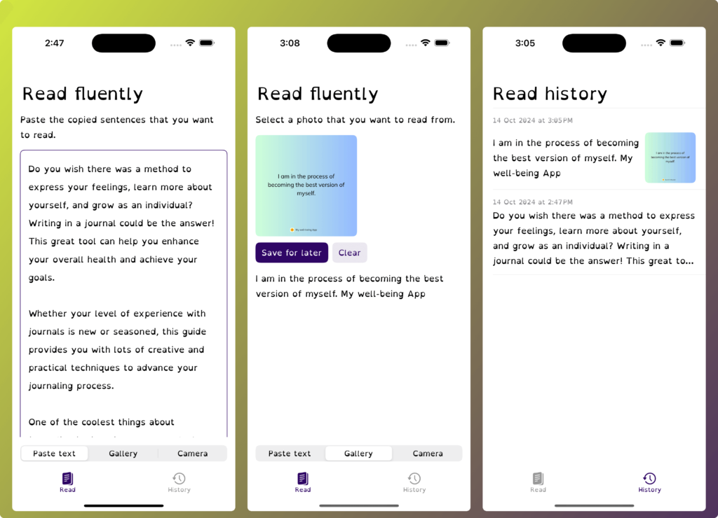 Fluency App: Your Dyslexia Buddy